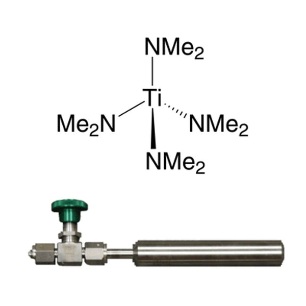 Tetrakis(dimethylamino)titanium(IV), 99% TDMAT (99.99%-Ti) PURATREM, 22-2240, contained in high-temp 50 ml Swagelok? cylinder (96-1071) for CVD/ALD|98-4076|3275-24-9