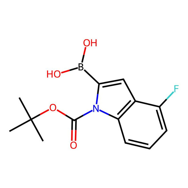 (1-(tert-Butoxycarbonyl)-4-fluoro-1H-indol-2-yl)boronic acid|CS-0002213|1000068-25-6