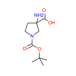 3-Amino-1-(tert-butoxycarbonyl)pyrrolidine-3-carboxylic acid|CS-0041836|862372-66-5