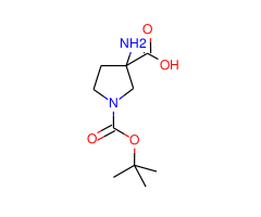 3-Amino-1-(tert-butoxycarbonyl)pyrrolidine-3-carboxylic acid|CS-0041836|862372-66-5