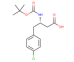 (S)-3-((tert-Butoxycarbonyl)amino)-4-(4-chlorophenyl)butanoic acid|CS-W009917|270596-42-4