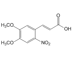 4,5-Dimethoxy-2-nitrocinnamic acid, 97%|353062|20567-38-8