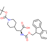 (S)-2-((((9H-Fluoren-9-yl)methoxy)carbonyl)amino)-3-(1-(tert-butoxycarbonyl)piperidin-4-yl)propanoic acid|CS-0100963|204058-25-3