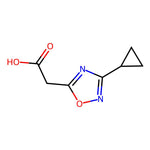 2-(3-Cyclopropyl-1,2,4-oxadiazol-5-yl)acetic acid|CS-0442862|1220030-04-5