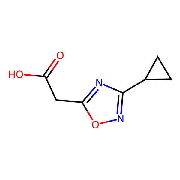 2-(3-Cyclopropyl-1,2,4-oxadiazol-5-yl)acetic acid|CS-0442862|1220030-04-5