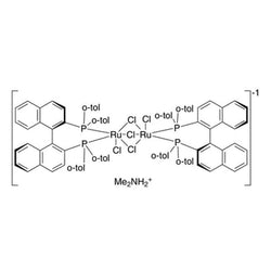 Dimethylammonium dichlorotri(mu-chloro)bis[(R)-(+)-2,2'-bis(di-p-tolylphosphino)-1,1'-binaphthyl]diruthenate(II) [NH2Me2][{RuCl((R)-tolbinap)}2(mu-Cl)3]|44-0512|749935-02-2