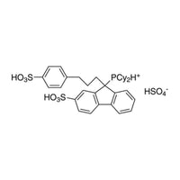 Dicyclohexyl-{9-[3-(4-sulfonylphenyl)propyl]-2-sulfonylfluoren-9-yl}phosphonium hydrogen sulfate, min. 95%  [cataCXium? FSulf]|15-1078|1039775-34-2