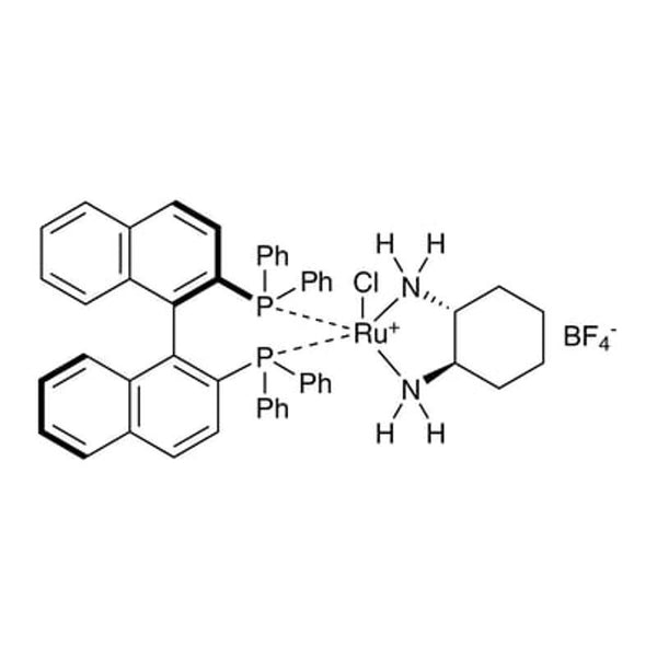 Chloro[(R)-2,2'-bis(diphenylphosphino)-1,1'-binaphthyl][(1R,2R)-cyclohexane-1,2-diamine)]ruthenium(II) tetrafluoroborate, min. 97%|44-0134|1150112-42-7
