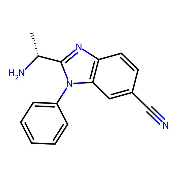 (R)-2-(1-aminoethyl)-1-phenyl-1H-benzo[d]imidazole-6-carbonitrile|CS-0599028|1398507-87-3