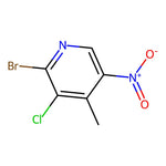 2-Bromo-3-chloro-4-methyl-5-nitropyridine|CS-0161331|1805519-05-4