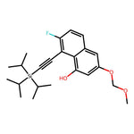 7-Fluoro-3-(methoxymethoxy)-8-((triisopropylsilyl)ethynyl)naphthalen-1-ol|CS-0159785|2621932-35-0