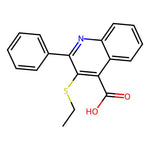 3-(Ethylthio)-2-phenylquinoline-4-carboxylic acid|CS-0316090|353761-06-5