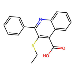 3-(Ethylthio)-2-phenylquinoline-4-carboxylic acid|CS-0316090|353761-06-5