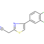 2-[4-(3,4-dichlorophenyl)-1,3-thiazol-2-yl]acetonitrile|CS-0220319|637015-80-6