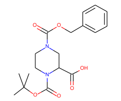 1-[(2-Methylpropan-2-yl)oxycarbonyl]-4-phenylmethoxycarbonylpiperazine-2-carboxylic acid|CS-0035765|149057-19-2