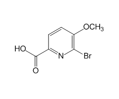 6-Bromo-5-methoxy-2-pyridinecarboxylic acid, 97%|155022|54232-43-8