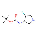 tert-Butyl ((3S,4S)-4-fluoropyrrolidin-3-yl)carbamate|CS-0058545|213388-72-8