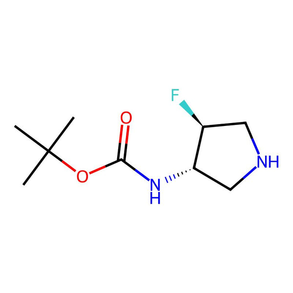 tert-Butyl ((3S,4S)-4-fluoropyrrolidin-3-yl)carbamate|CS-0058545|213388-72-8