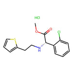 (S)-Methyl 2-(2-chlorophenyl)-2-((2-(thiophen-2-yl)ethyl)amino)acetate hydrochloride|CS-W009823|141109-19-5