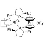 1,1’-Bis((2R,5R)-2,5-diethylphospholano)ferrocene(cyclooctadiene)rhodium(I) tetrafluoroborate|45-3018|162412-90-0
