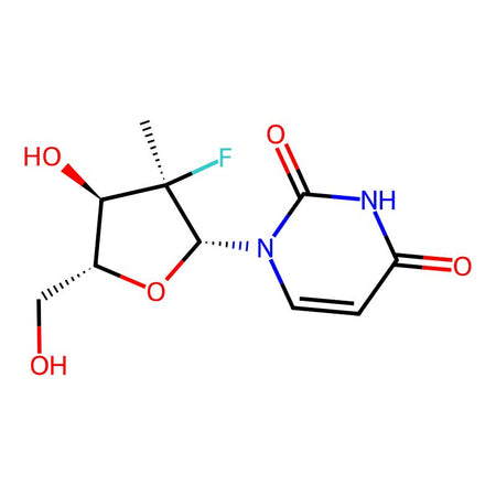 1-((2R,3R,4R,5R)-3-Fluoro-4-hydroxy-5-(hydroxymethyl)-3-methyltetrahydrofuran-2-yl)pyrimidine-2,4-(1H,3H)-dione, 98%|1557169|863329-66-2