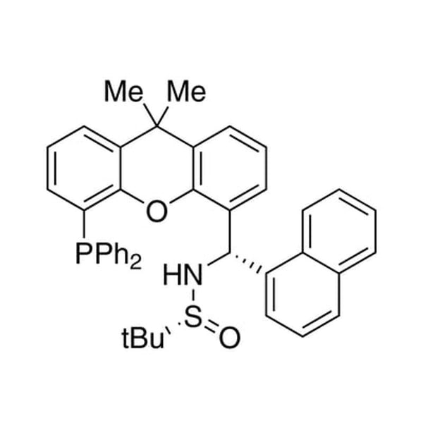 [S(R)]-N-[(S)-(1-naphthalenyl)[5-(diphenylphosphino)-9,9-dimethyl-9H-xanthen-4-yl]methyl]-2-methyl-2-propanesulfinamide, 95%|15-8416