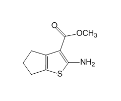 2-Amino-5,6-dihydro-4H-cyclopenta[b]thiophene-3-carboxylic acid methyl ester, 97%|285726|184174-80-9