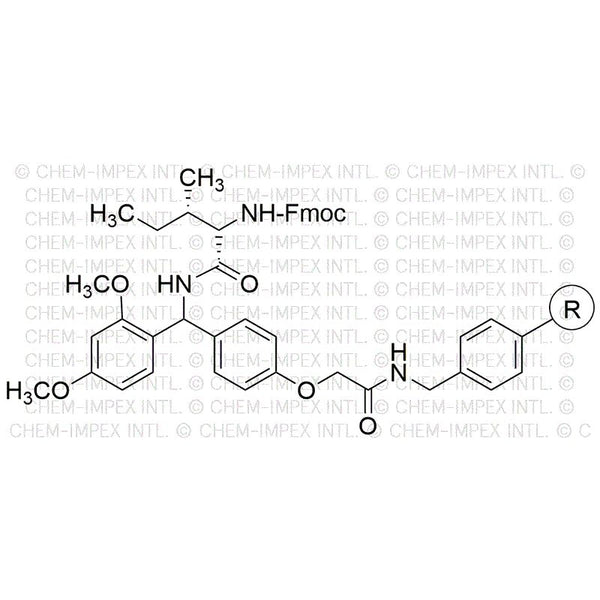 Fmoc-isoleucine Rink amide AM resin|12495