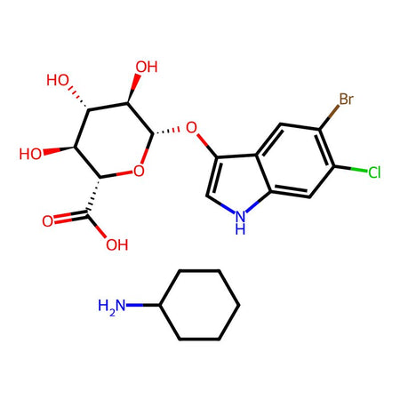 5-Bromo-6-chloro-3-indolyl-β-D-glucuronide cyclohexylammonium salt, 98%|987808|144110-43-0