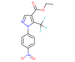 Ethyl 1-(4-nitrophenyl)-5-(trifluoromethyl)-1H-pyrazole-4-carboxylate, 97%|389776|175137-35-6