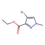 Ethyl 4-bromo-1-methyl-1H-pyrazole-3-carboxylate|CS-W022685|400877-53-4