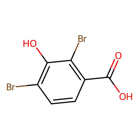 2,4-Dibromo-3-hydroxybenzoic acid, 97%|9255750|91659-00-6