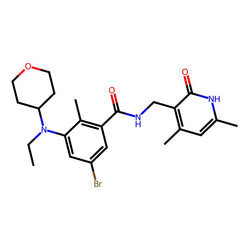 5-Bromo-N-((4,6-dimethyl-2-oxo-1,2-dihydropyridin-3-yl)methyl)-3-(ethyl(tetrahydro-2H-pyran-4-yl)amino)-2-methylbenzamide|CS-M2415|1403257-80-6