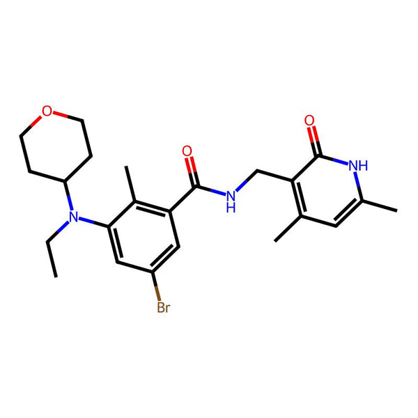 5-Bromo-N-((4,6-dimethyl-2-oxo-1,2-dihydropyridin-3-yl)methyl)-3-(ethyl(tetrahydro-2H-pyran-4-yl)amino)-2-methylbenzamide|CS-M2415|1403257-80-6