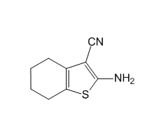2-Amino-4,5,6,7-tetrahydro-1-benzothiophene-3-carbonitrile, 97%|280179|4651-91-6