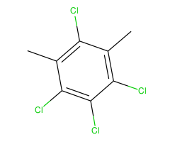 2,4,5,6-Tetrachloro-m-xylene in n-hexane, reference material, 100μg/mL|391056|877-09-8
