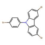9-(4-Bromophenyl)-3,6-dibromo-9H-carbazole|CS-0098887|73087-83-9