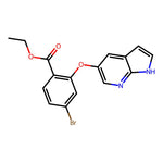 Ethyl 4-bromo-2-{1H-pyrrolo[2,3-b]pyridin-5-yloxy}benzoate|CS-0049472|1630101-74-4