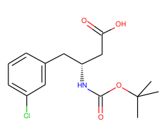 (R)-3-((tert-butoxycarbonyl)amino)-4-(3-chlorophenyl)butanoic acid|CS-0313576|331763-56-5
