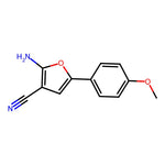 2-Amino-5-(4-methoxyphenyl)furan-3-carbonitrile|CS-0150409|26454-83-1