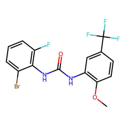 1-(2-Bromo-6-fluorophenyl)-3-(2-methoxy-5-(trifluoromethyl)phenyl)urea|C1512470|917389-23-2