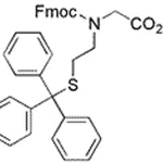 Fmoc-N-[2-(tritylmercapto)ethyl]glycine|14437|882847-27-0