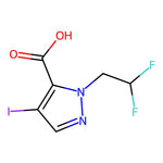 1-(2,2-Difluoroethyl)-4-iodo-1H-pyrazole-5-carboxylic acid|CS-0610255|1787916-50-0