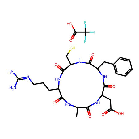 Cyclo(-Arg-Ala-Asp-D-Phe-Cys) trifluoroacetate salt|CPTD785675|1055991-02-0