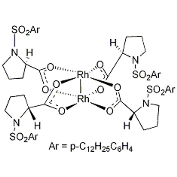 Tetrakis[(R)-(+)-N-(p-dodecylphenylsulfonyl)prolinato]dirhodium(II) Rh2(R-DOSP)4|45-2100|178879-60-2