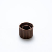biologix brown color, polypropylene non-sterile screw cap with o-ring seal (for use with microtubes).  tubes sold separately.  500 caps/pack,  10 packs/case|81-0006