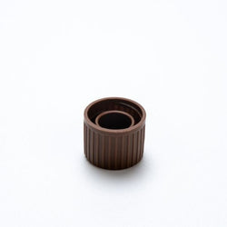 biologix brown color, polypropylene non-sterile screw cap with o-ring seal (for use with microtubes).  tubes sold separately.  500 caps/pack,  10 packs/case|81-0006