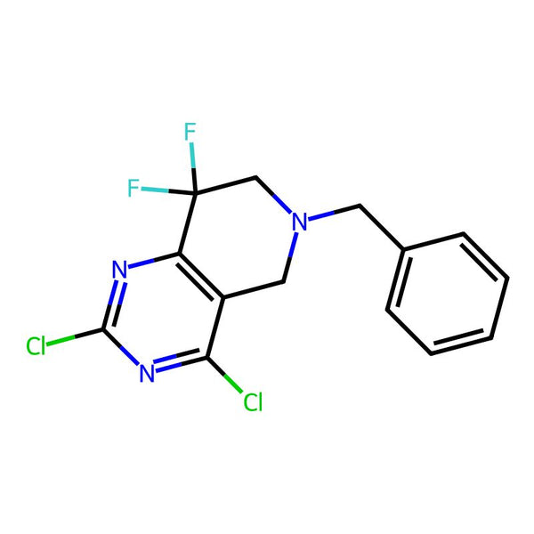 6-Benzyl-2,4-dichloro-8,8-difluoro-5,6,7,8-tetrahydropyrido[4,3-d]pyrimidine|CS-0104138|1255666-47-7