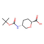 (2S,5R)-5-((tert-Butoxycarbonyl)amino)tetrahydro-2H-pyran-2-carboxylic acid|CS-0039053|603130-13-8