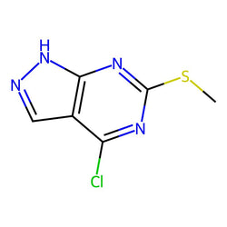 4-Chloro-6-(methylthio)-1H-pyrazolo[3,4-d]pyrimidine|CS-0078588|85426-79-5